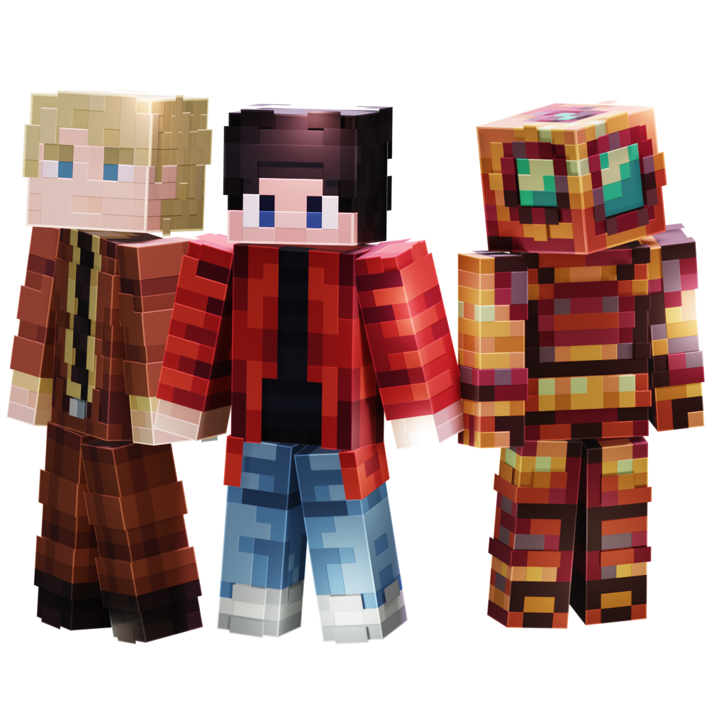 Герой Minecraft