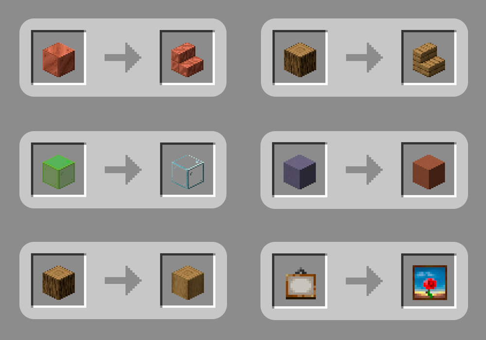 Крафты на камнерезе